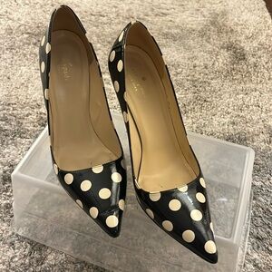 Black & White Polka Dot Kate Spade Pumps